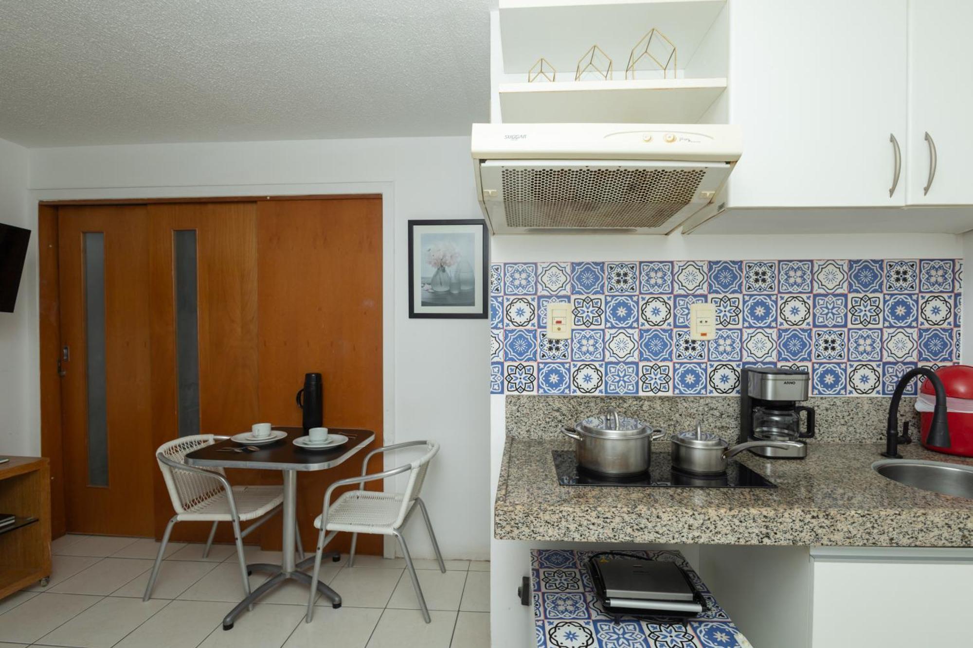 Vista Mar E Lagoa - Cozinha E Frigobar - Apartamento Flat Proximo A Praia サンルイス エクステリア 写真