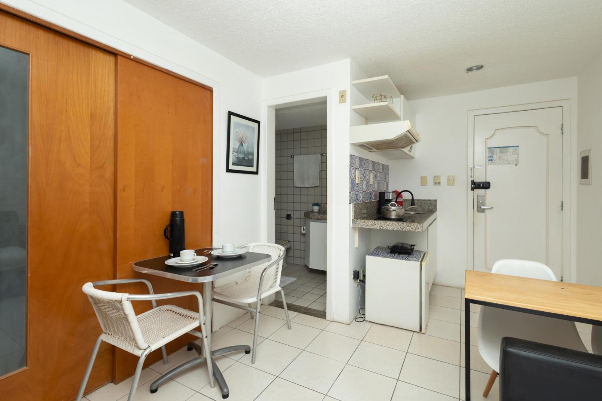 Vista Mar E Lagoa - Cozinha E Frigobar - Apartamento Flat Proximo A Praia サンルイス エクステリア 写真