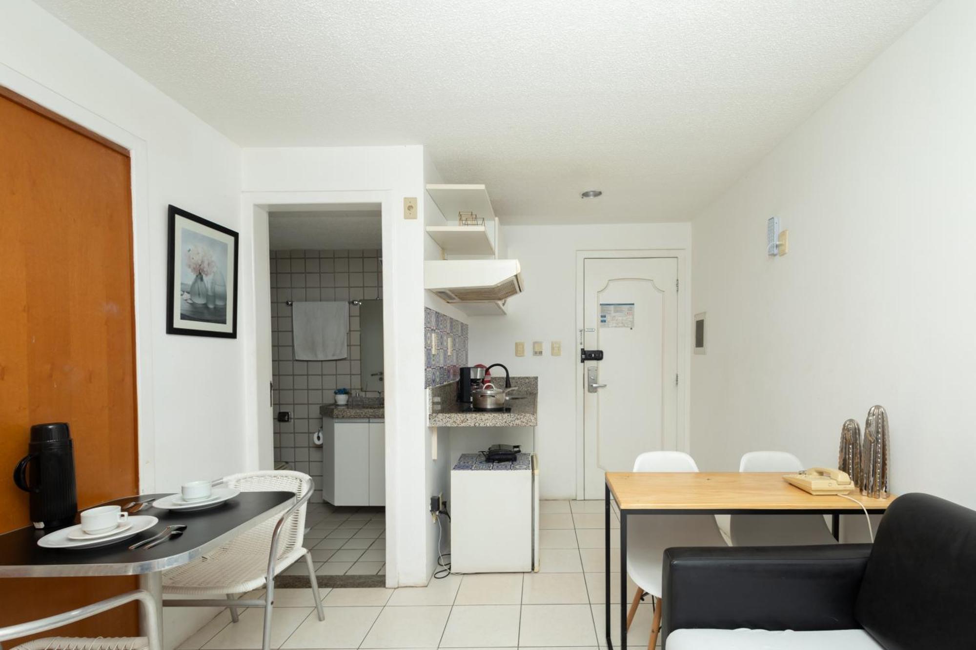 Vista Mar E Lagoa - Cozinha E Frigobar - Apartamento Flat Proximo A Praia サンルイス エクステリア 写真